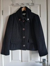 M&S ladies smart wool blend coat - Size 14 Petite
