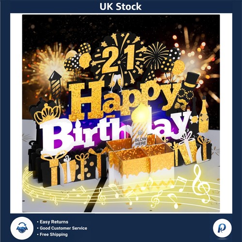 Musical birthday card - musical, with