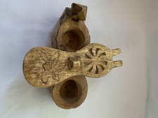 Vtg wooden hand carved - wooden,
