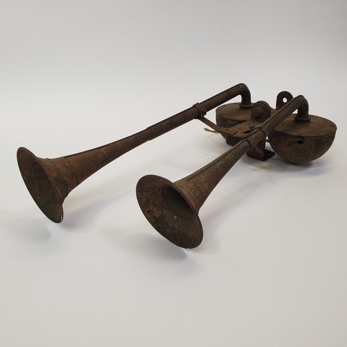 Vtg 1940s 1950s dual trumpet - 1940s,