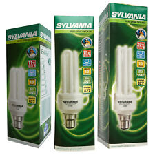 Energy Saving Light Bulbs BC Bayonet Cap 11W 15W 20W CFL Stick Warm White 2700K