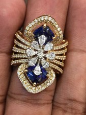 Pave 6.67 Cts Round Pear Cut