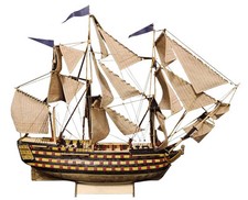 HMS Victory 3D Wooden Puzzle DIY Ship Craft Laser-Cut Model Kits to Build for...