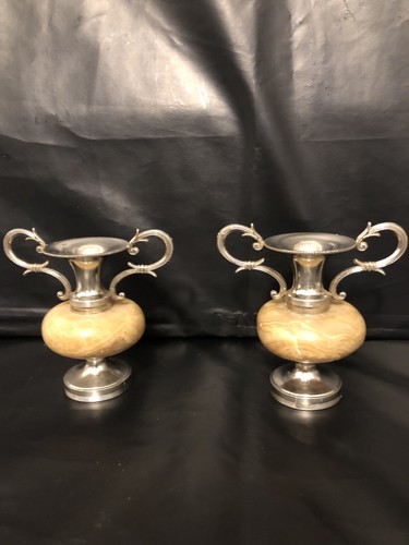 Vintage alabaster metal mini - alabaster, &