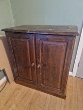 Hideaway Computer Desk Unit - Home Office Cupboard - Solid wood