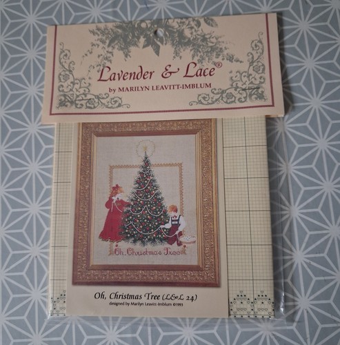 Lavender lace oh christmas - lavender, "oh