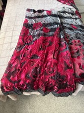 Red Ready Pleated Sari Saree