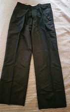 Zara Wide Leg Black Cotton