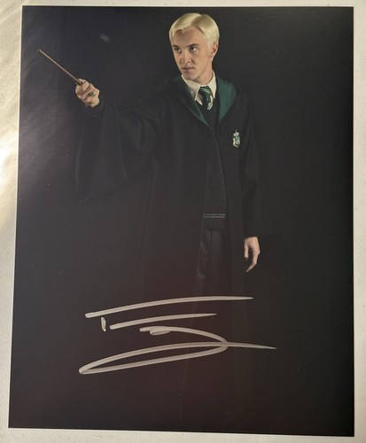 Tom felton signed photo - signed, photo,