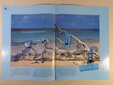 Raleigh Womens Bicycles 1984 Original Double Page Magazine Paper Advert