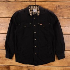 Vintage Carhartt Workwear Jacket S Overshirt Blanket Lined Black