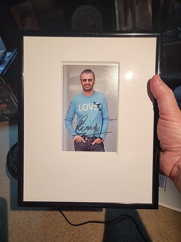 Ringo starr the beatles signed - ringo,