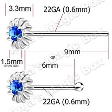 3mm Flower Nose Stud *