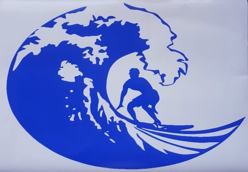 Extra large surf board - surf, car