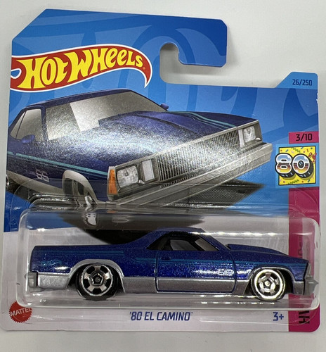 Hot wheels 1980 camino - camino, blue