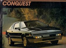 Dodge Conquest 2.6 Turbo 1984 USA Market Sales Brochure Mitsubishi Starion 