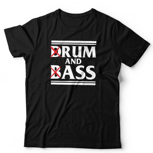 Drum and bass tshirt - bass,