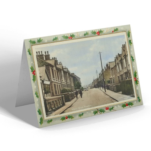Xmas notelet vintage - xmas,