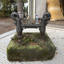 ANTIQUE VICTORIAN CAST IRON BOOT SCRAPER COUNTRY HOUSE ESTATE HOTEL DOORWAY NICE