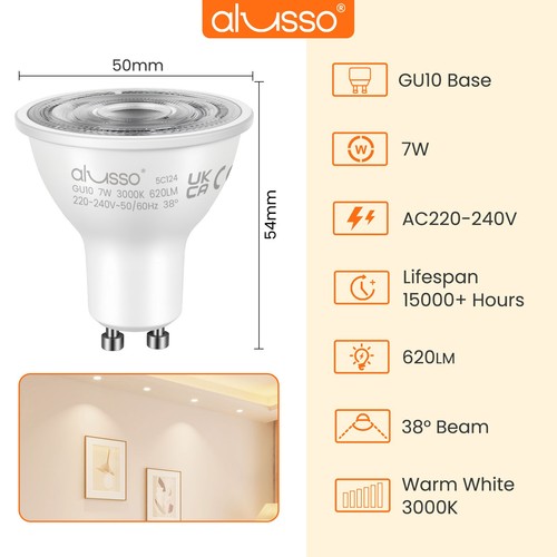 Gu10 led bulbs - gu10, 5w