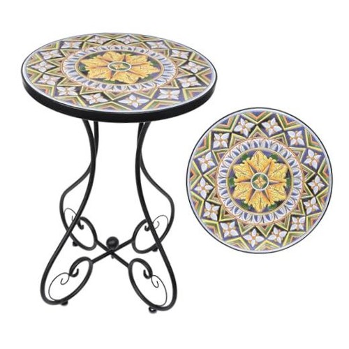 Small round patio accent - small,