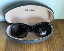 BNWT KANGOL Black Sunglasses Diamantes & Silver 9KL623-1CE in Original Case