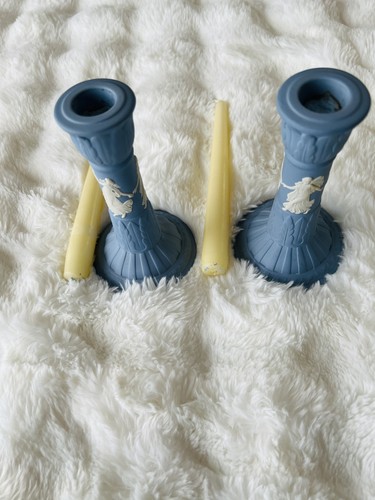 Pair wedgwood jasperware - of,