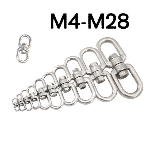 Double end swivel round eye - swivel,