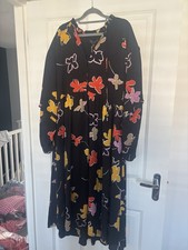 Ted Baker Floral Smock Dress (With Lining Cami Dress)  Size 5 (16/18)