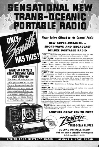 Zenith trans ocean - trans-ocean, short-wave
