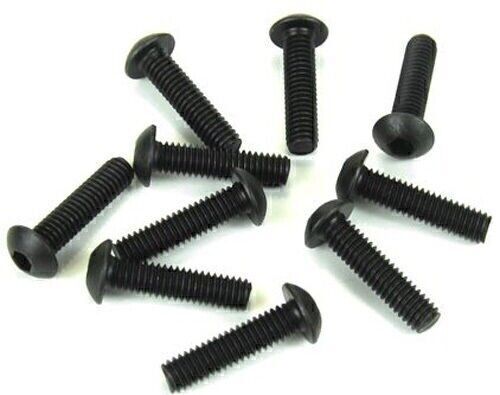 Black button head screws - black,