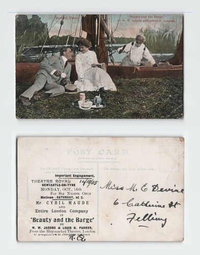 Postcard beauty and the - -,
