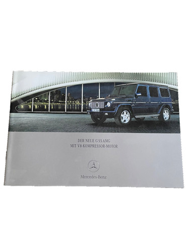 Brochure mercedes benz class - brochure, g-class