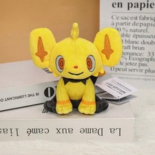 Pokemon Shiny Shinx Plush 14cm Sitting Soft Toy Teddy - UK SELLER 🇬🇧 