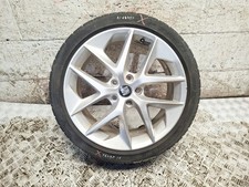 18" INCH ALLOY WHEEL WITH DAMAGED TYRE 5F0601025F SEAT LEON MK3 2016