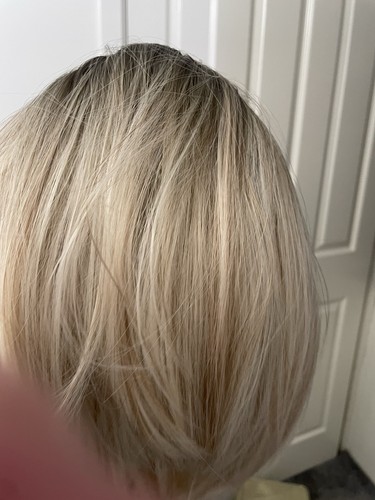 Blond bob wig - wig,