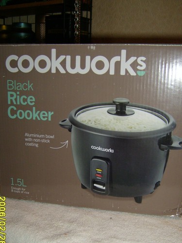 Cook works black rice cooker - works,