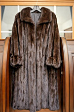 BLACKGLAMA Ranch Mink Coat SM
