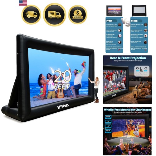 Inflatable movie screen - movie,
