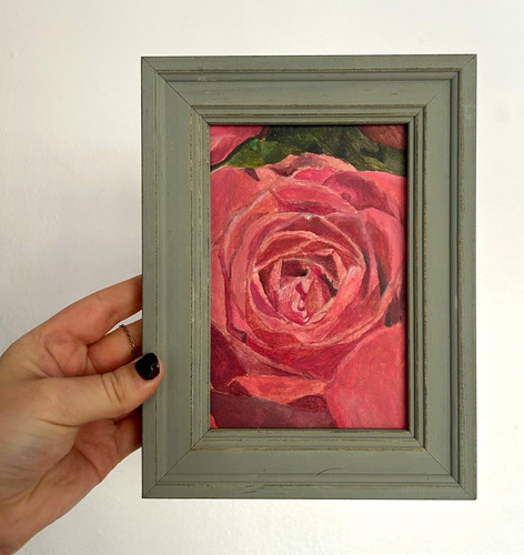 Original gouache painting - original, a5