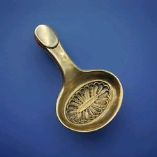 Antique Brass Art Deco Tea Caddy Spoon