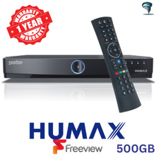 Humax DTR T1000 Freeview Twin Tuner Aerial HD Recorder Receiver PVR HDMI 500GB
