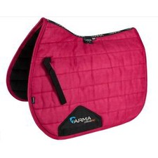 Shires ARMA High Wither Suede Comfort Pad RASPBERRY 