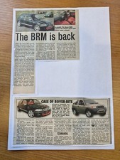 ROVER  200 BRM car article