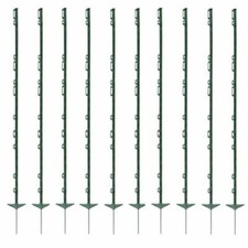 20 X Green 5FT Poly Posts -