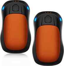 Hand Warmers 2 Pack, Rechargeable Hand Warmer 6000mAh with 20Hrs Warmth, Electri
