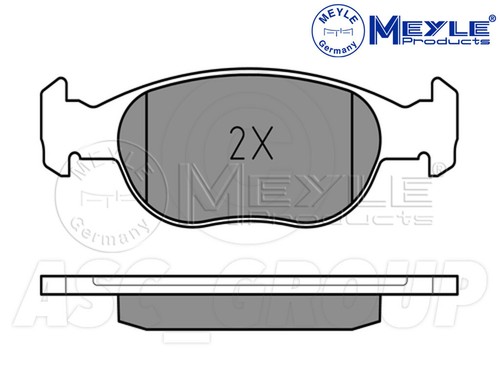 Meyle brake pad set front - pad, set,