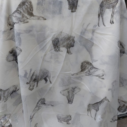 Safari wild animal voile - safari,