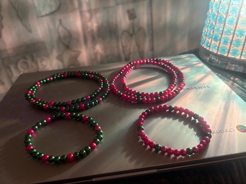 Two ruby red crystal - ruby,