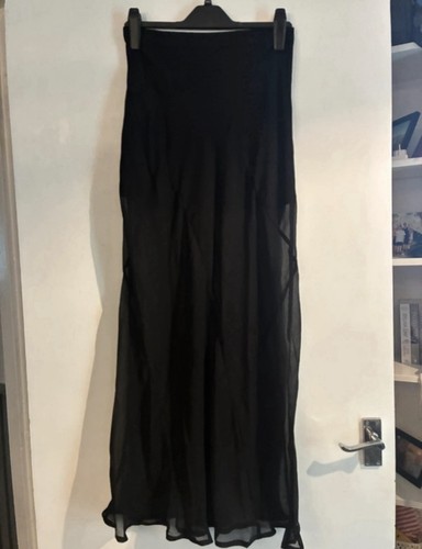 Asos design mesh black maxi - mesh,